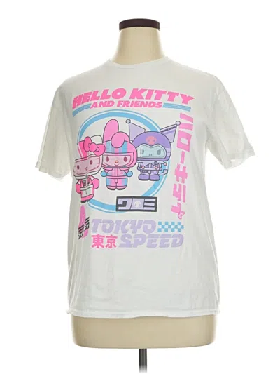 Pre-owned Hello Kitty Short Sleeve T-shirt In White