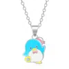 Hello Kitty Kids'  Silver Plated And Clear Crystal My Melody Pendant, 18'' Chain In Metallic