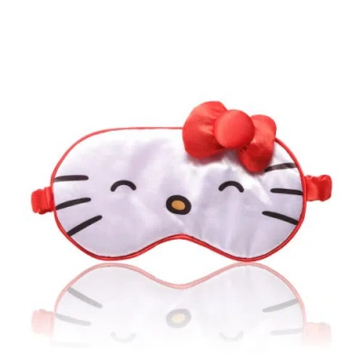Hello Kitty Sleep Mask Official License, Satin Eye Mask For Sleeping With 3d Bow, Sanrio Gifts In Multi