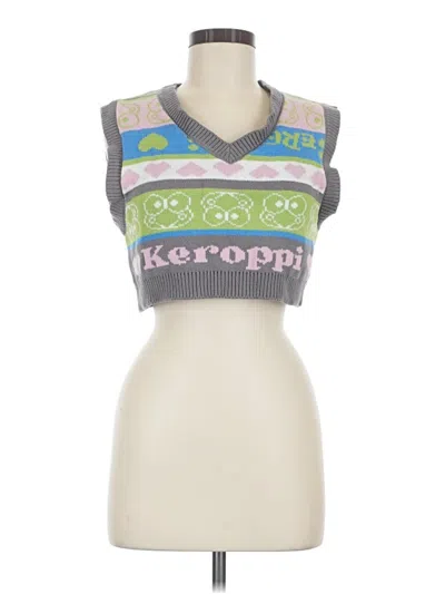 Pre-owned Hello Kitty Sweater Vest In Gray
