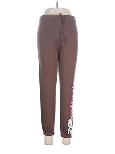 Pre-owned Hello Kitty Sweatpants In Brown