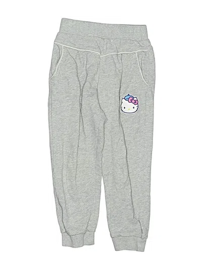 Pre-owned Hello Kitty Kids' Sweatpants In Gray