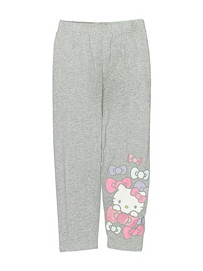 Pre-owned Hello Kitty Kids' Sweatpants In Gray