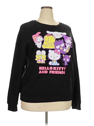 Pre-owned Hello Kitty Sweatshirt In Black