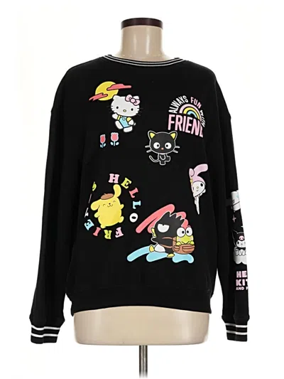 Pre-owned Hello Kitty Sweatshirt In Black