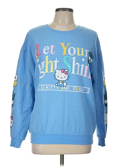 Pre-owned Hello Kitty Sweatshirt In Blue