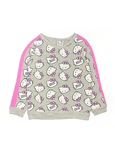 Pre-owned Hello Kitty Kids' Sweatshirt In Gray