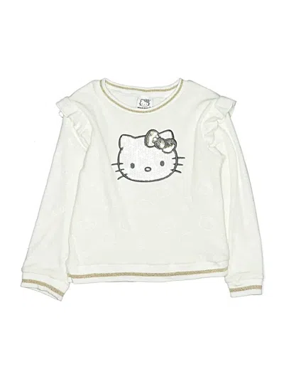 Pre-owned Hello Kitty Kids' Sweatshirt In Ivory
