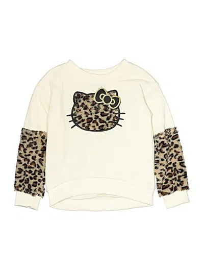 Pre-owned Hello Kitty Kids' Sweatshirt In Ivory