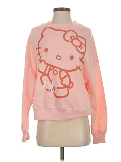 Pre-owned Hello Kitty Sweatshirt In Pink