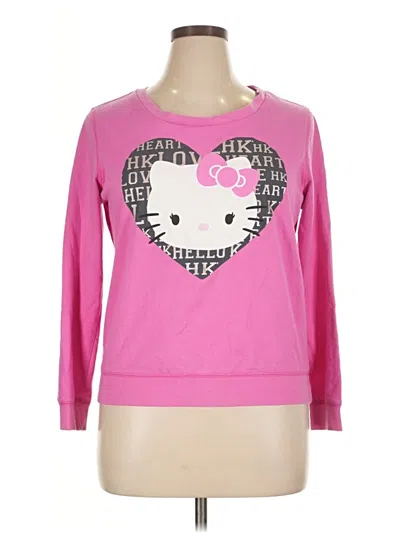 Pre-owned Hello Kitty Sweatshirt In Pink