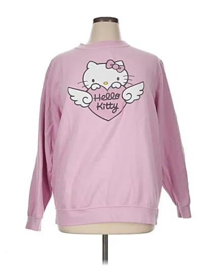 Pre-owned Hello Kitty Sweatshirt In Pink