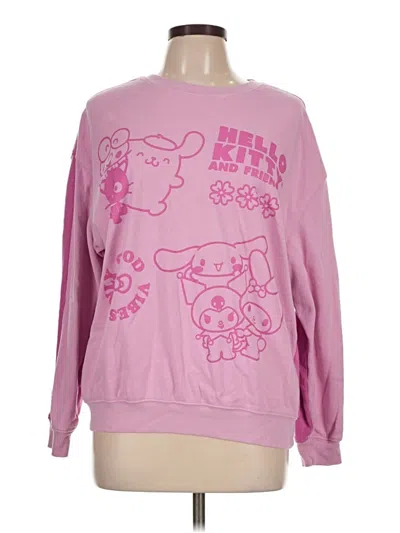 Pre-owned Hello Kitty Sweatshirt In Pink