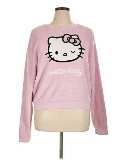 Pre-owned Hello Kitty Sweatshirt In Pink
