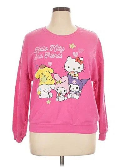 Pre-owned Hello Kitty Sweatshirt In Pink