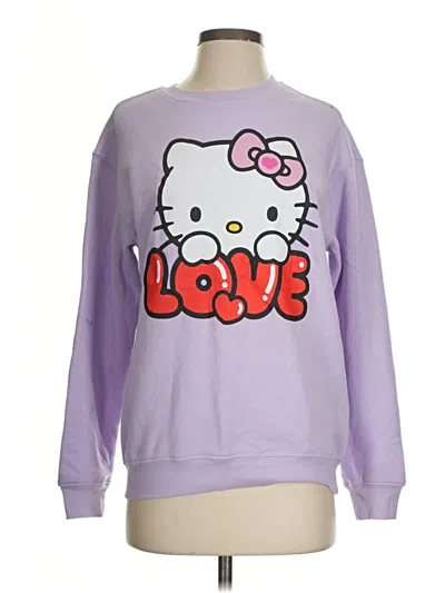Pre-owned Hello Kitty Sweatshirt In Purple
