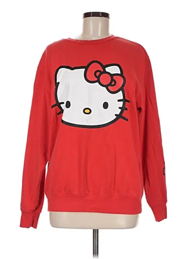 Pre-owned Hello Kitty Sweatshirt In Red