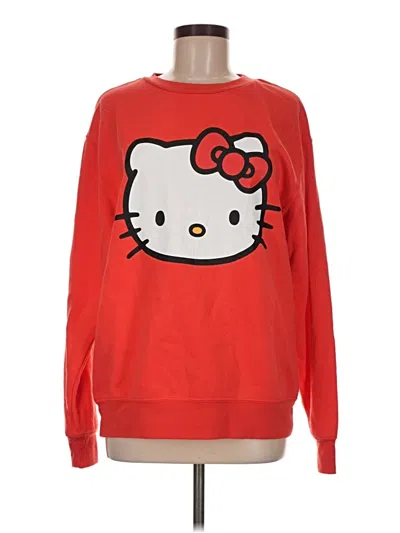 Pre-owned Hello Kitty Sweatshirt In Red