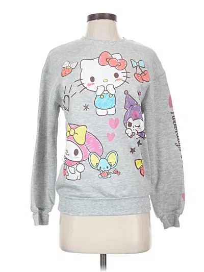 Pre-owned Hello Kitty Sweatshirt In Silver