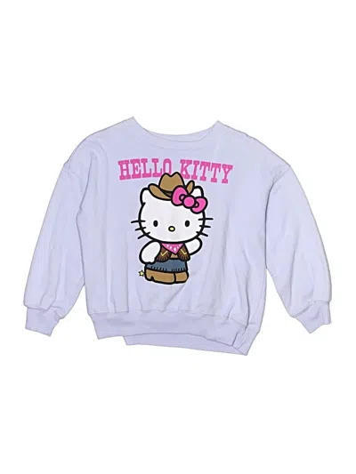 Pre-owned Hello Kitty Kids' Sweatshirt In White