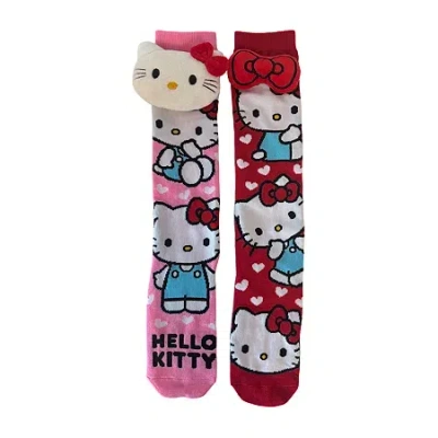 Hello Kitty Womens 1 Pair  Crew Socks In Pink