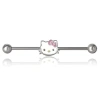 Hello Kitty Womens Cartilage Earring Jewelry In Silver