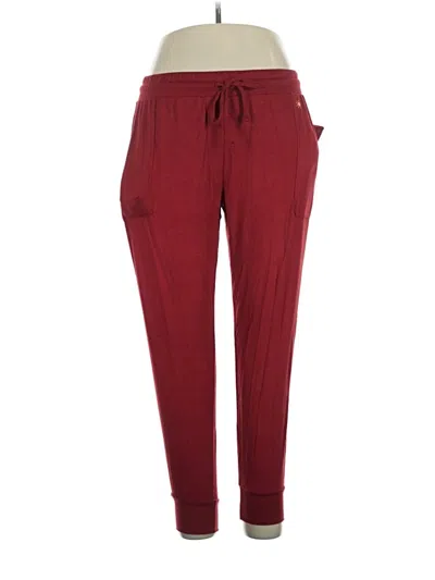 Pre-owned Hello Mello Casual Pants In Burgundy