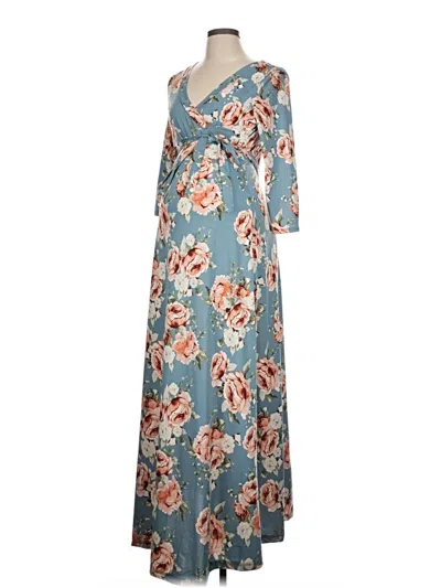 Pre-owned Hello Miz Casual Dress In Blue