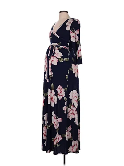 Pre-owned Hello Miz Casual Dress In Blue