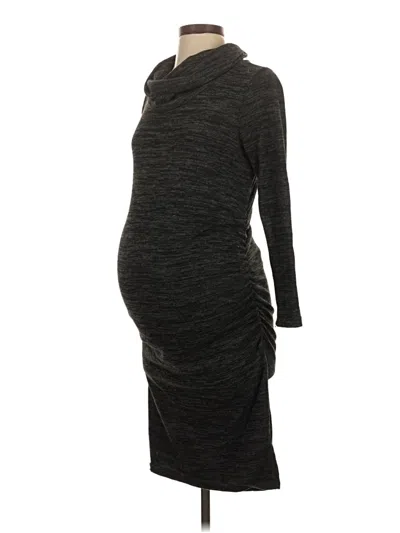 Pre-owned Hello Miz Casual Dress In Gray