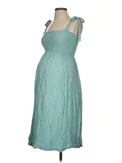 Pre-owned Hello Miz Cocktail Dress In Teal