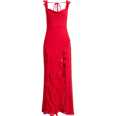 Hello Molly All Night Affair Maxi Dress In Red