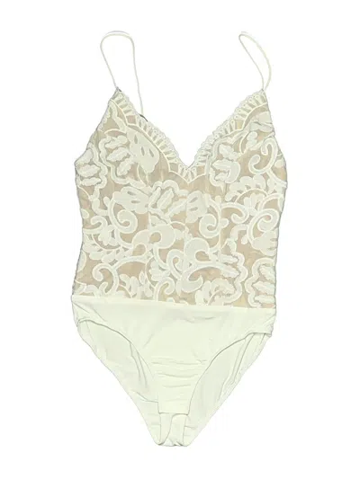 Pre-owned Hello Molly Bodysuit In Ivory
