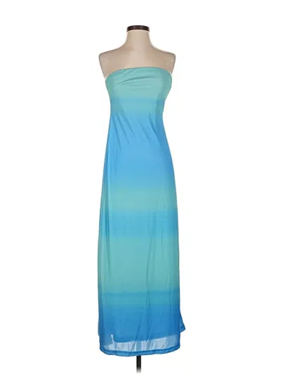 Pre-owned Hello Molly Casual Dress In Blue