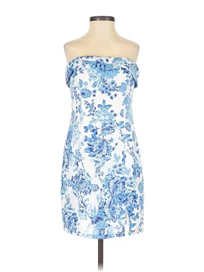 Pre-owned Hello Molly Casual Dress In Blue