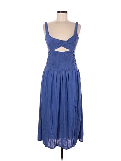 Pre-owned Hello Molly Casual Dress In Blue