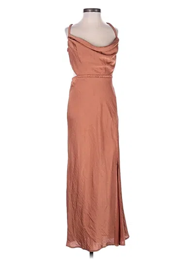 Pre-owned Hello Molly Casual Dress In Brown