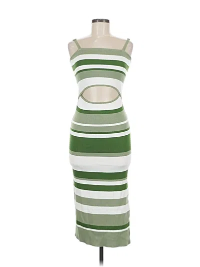 Pre-owned Hello Molly Casual Dress In Green
