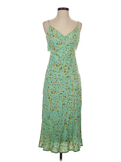 Pre-owned Hello Molly Casual Dress In Green
