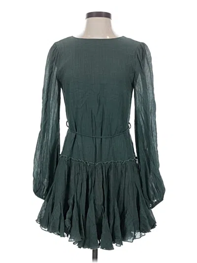 Pre-owned Hello Molly Casual Dress In Green