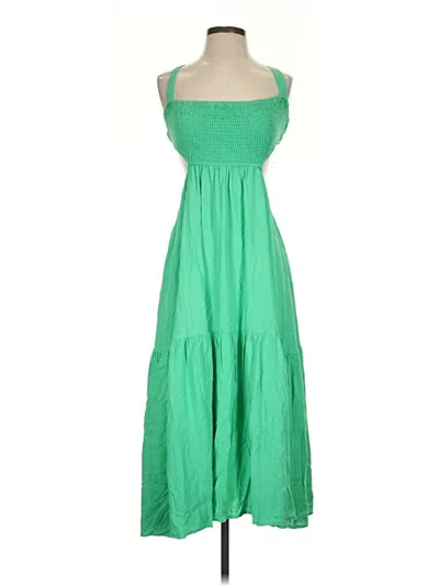 Pre-owned Hello Molly Casual Dress In Green