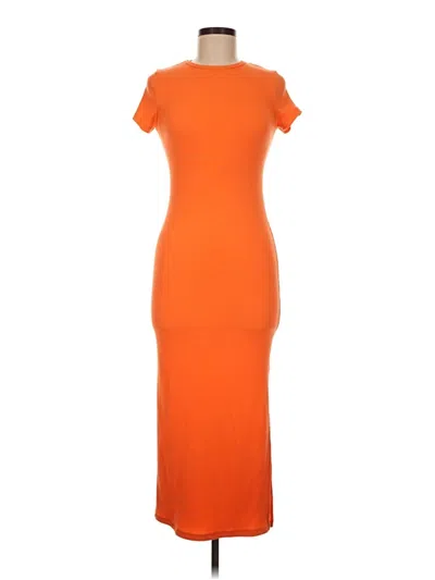 Hello Molly Casual Dress In Orange
