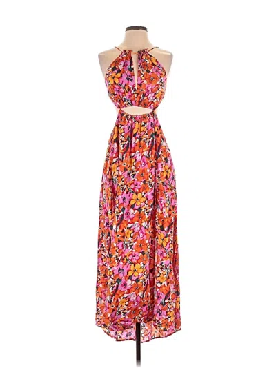 Pre-owned Hello Molly Casual Dress In Orange