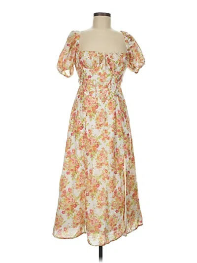 Pre-owned Hello Molly Casual Dress In Orange