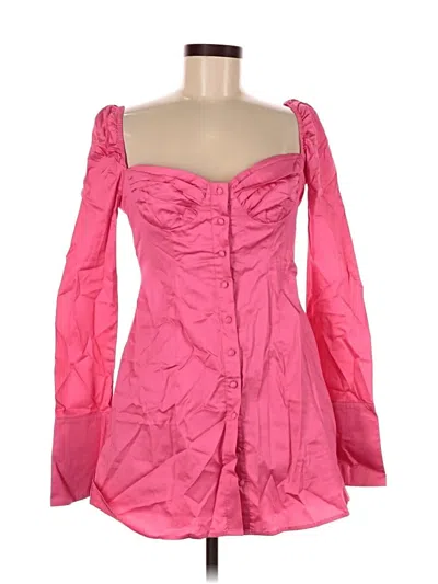 Pre-owned Hello Molly Casual Dress In Pink