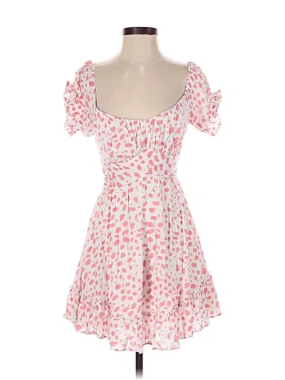 Pre-owned Hello Molly Casual Dress In Pink