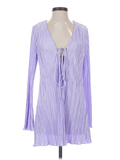 Pre-owned Hello Molly Casual Dress In Purple