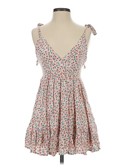 Pre-owned Hello Molly Casual Dress In White