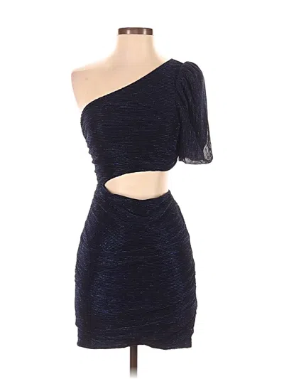 Pre-owned Hello Molly Cocktail Dress In Blue