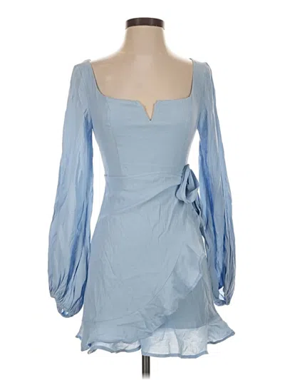 Hello Molly Cocktail Dress In Blue